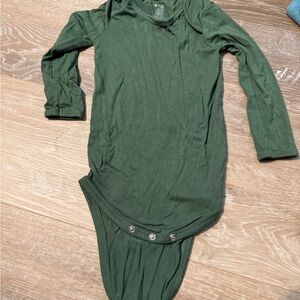 Kyte Baby Bodysuit Green Kids One Piece